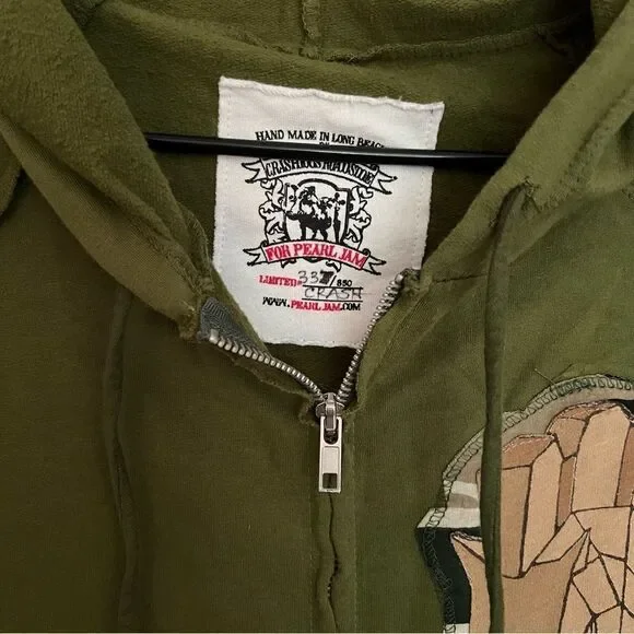 VTG - AUTHENTIC Pearl Jam Hoodie - Canadian Tour CRASH 2005 - Sz: L MINT - Picture 5 of 5